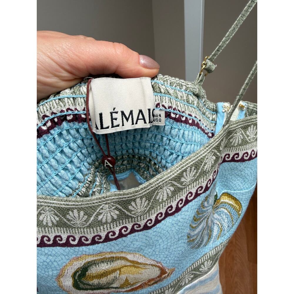 Alemais Bath House Sundress Nautical Multi size 0 NWD - Picture 8 of 10
